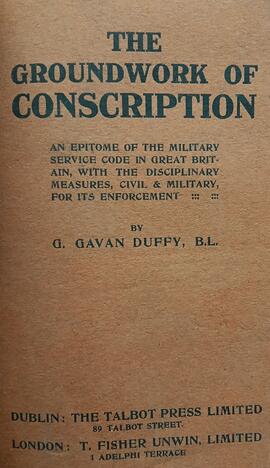 The groundwork of conscription