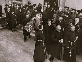 Fr. Senan Moynihan and Fr. Gerald McCann at John McCormack’s funeral