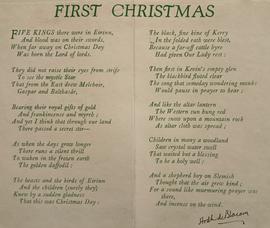 First Christmas by Aodh de Blacam