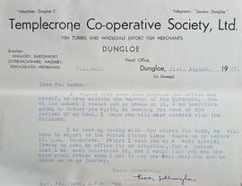 Letter from Patrick Gallagher