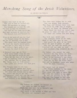 Marching Song of the Irish Volunteers by Thomas MacDonagh