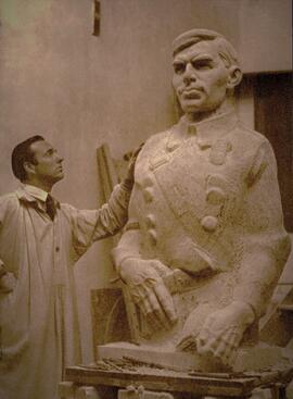 Photographs of Laurence Campbell (Sculptor)