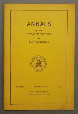 Annals of the Capuchin Province of St. Augustine