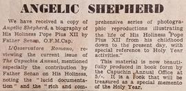 ‘Sunday Press’ review of ‘Angelic Shepherd’