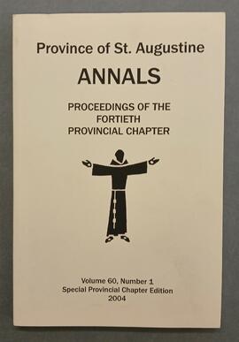 Proceedings of the Fortieth Provincial Chapter of Province of St. Augustine