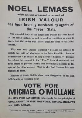 Election Flier for Michael O’Mullane