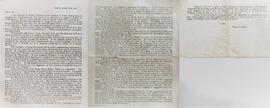 Printed circular letter by George Noble Plunkett stating his political standpoint in the aftermat...