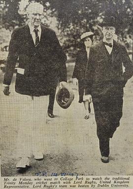 Éamon de Valera and John Loader Maffey, 1st Baron Rugby