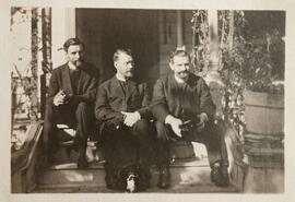 Fr. Urban Riordan, Fr. Luke Sheehan and Fr. Leo Sheehan in Ukiah, California