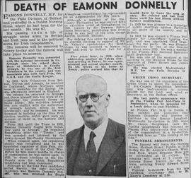 Death of Eamon Donnelly