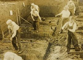 Turf cutting in County Kildare