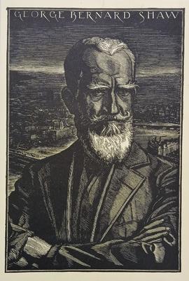 Geroge Bernard Shaw Engraving