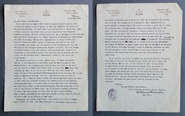 Circular letter from Fr. James O’Mahony