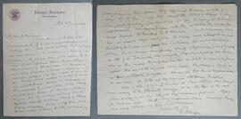 Letter from Fr. Thomas Dowling