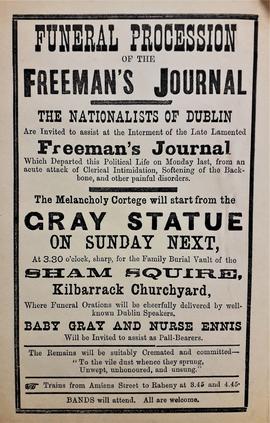 Funeral Procession of the Freeman's Journal