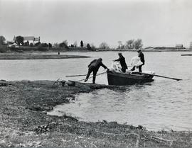 Fishermen on the shores of Lough Neagh