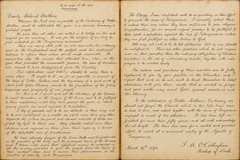 Pastoral Letter on the Centenary of Father Mathew by Bishop T. A. O’Callaghan
