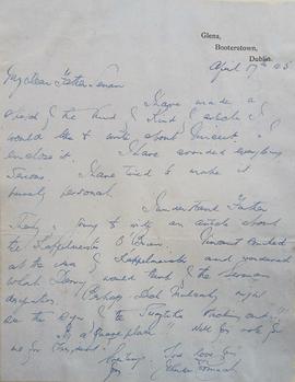 Letter from John McCormack