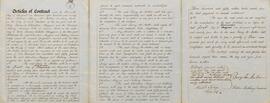 Articles of Contract between Barry McMullen and Father Cherubini Mazzini and others