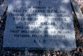 Grave of Fr. Gerard Joyce OFM Cap. at Sihole