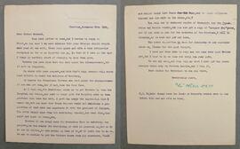 Copy letter from Fr. Peter Bowe