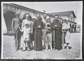 Fr. Vincent Kerwick and Fr. Fintan Roche at Mission Santa Inés