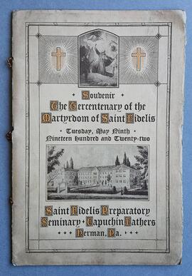 Souvenir of the tercentenary of the martyrdom of Saint Fidelis