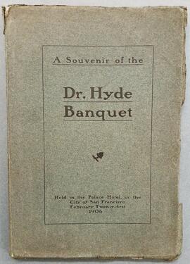 A souvenir of the Dr. Hyde banquet