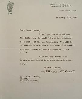 Letter from Kathleen O’Connell