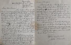 Letters to Patrick Pearse from John Meritt