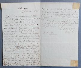 Letter from Thomas Moore