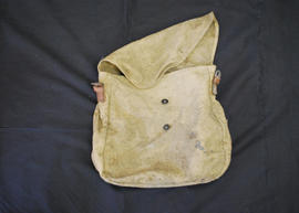 Hopsack bag reputed to have been used by an Irish Volunteer during the 1916 Rising