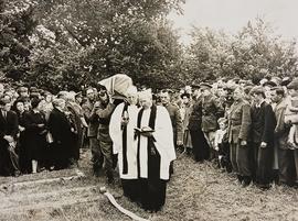 Burial of Douglas Hyde at Frenchpark, County Roscommon