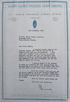 Letter from Richard King