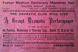 Ticket for Grand Dramatic Performance