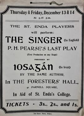 Poster for Foresters’ Hall Event