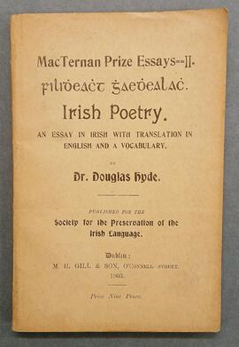 Irish poetry / an essay in Irish with translation in English and a vocabulary