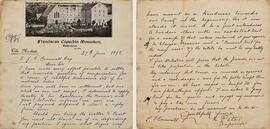 Letter from Father Peter Bowe regarding a land compensation dispute