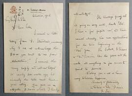 Letter from Fr. Leo Sheehan