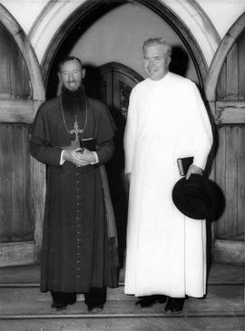 Bishop Timothy Phelim O’Shea OFM Cap. with Fr. P. Peyton