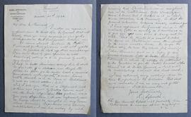 Letter from Fr. Sylvester Mulligan