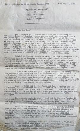 ‘Paddy the Cope’ / ‘Literary Cavalcade’