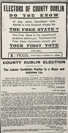 Dublin Election Fliers