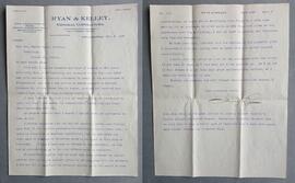 Letter from James J. Ryan to Fr. Peter Bowe
