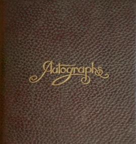 Civil War Prisoner Autograph Book