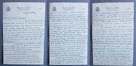 Letter from Fr. Stephen Murtagh