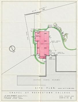 Site Plan Chapel at Rochestown College