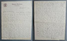 Letter from Fr. Thomas Dowling