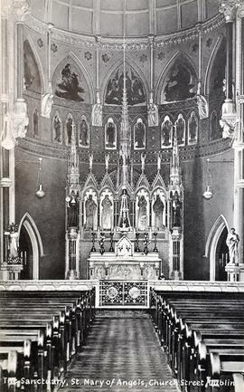 Postcard Print of the Sanctuary, St. Mary of the Angels