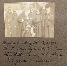 Ordination day for Capuchin friars